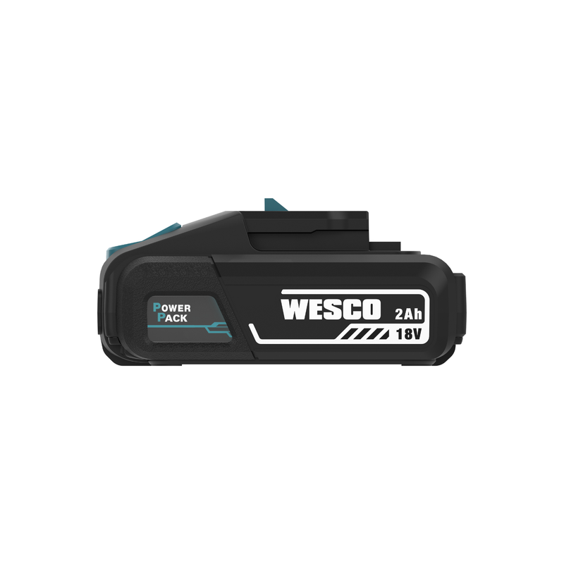 Bateria de Lítio Wesco 18V 2.0Ah Recarregável Power Pack