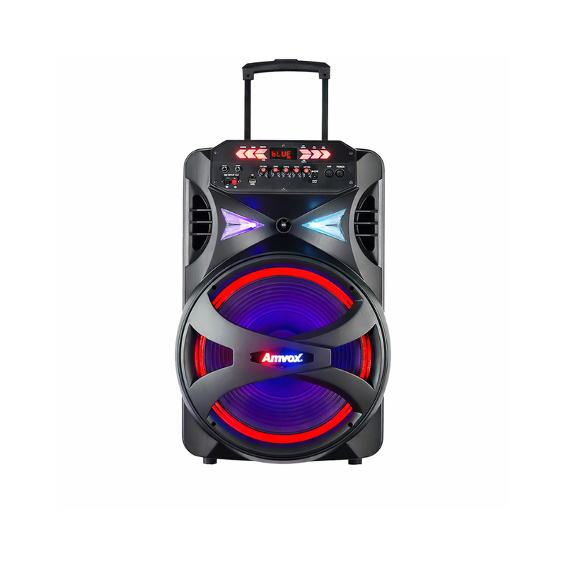 Caixa de Som Amplificada Pancadão II Bluetooth 850W ACA 855 Amvox