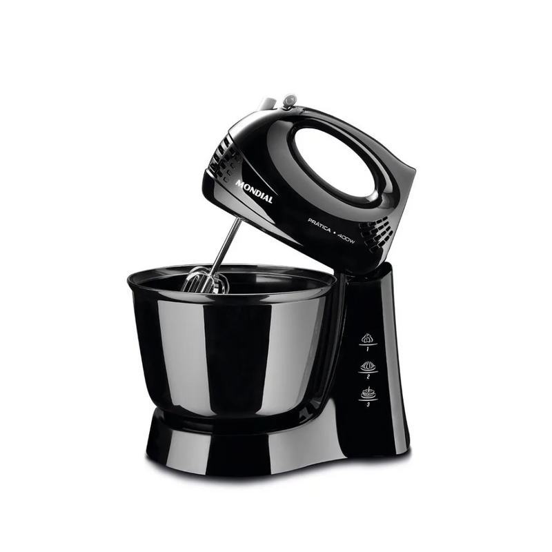 Batedeira Mondial 400W Prática B-44-B - 3 Velocidades