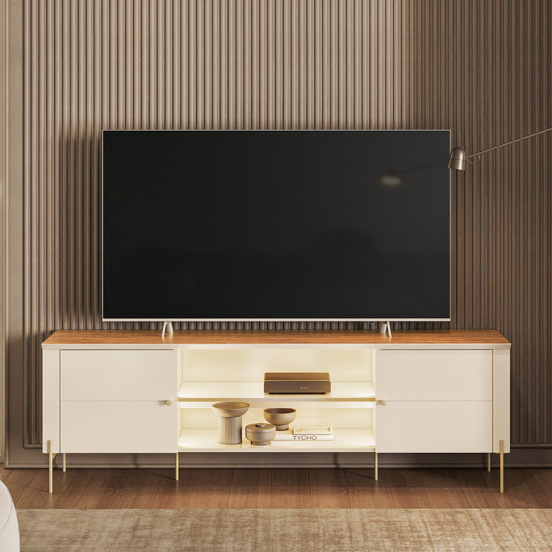 Rack para Tv até 75" Brasília 2 Portas Mobler