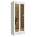 Guarda-Roupa Modulado 2 Portas com Espelho 4 Gavetas 1 Cabideiro Branco Neo Madesa