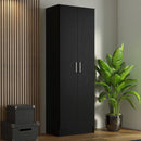 Guarda-Roupa 2 Portas Preto Madesa