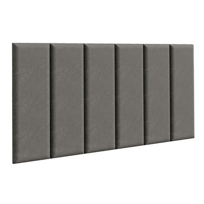 Cabeceira Estofada Modular Kit 6 Peças para Camas de Solteiro Silver Madesa