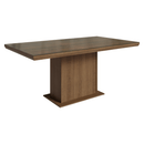 Mesa de Jantar Retangular Tampo com Moldura e Vidro Sobreposto Rustic 5275 Madesa