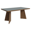 Mesa de Jantar Retangular Tampo com Moldura Rustic/Cinza 5389 Madesa