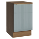 Balcão de Cozinha 50 cm 1 Porta Rustic/Cinza Lux Madesa