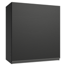 Armário Aéreo 60 cm 1 Porta Preto Nice Madesa
