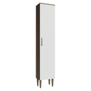 Paneleiro 40 cm 1 Porta Rustic/Branco Lille Madesa
