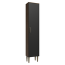 Paneleiro 40 cm 1 Porta Rustic/Preto Lille Madesa