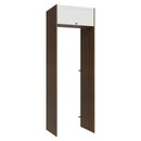 Porta-Geladeira 73 cm 1 Porta Basculante Rustic/Branco Vik Madesa
