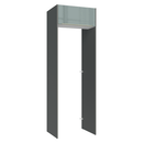 Porta-Geladeira 73 cm 1 Porta Basculante Cinza/Branco/Cinza Lux Madesa