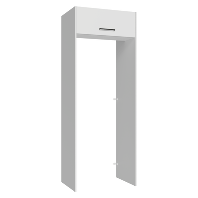 Porta-Geladeira 83 cm 1 Porta Basculante Branco Agata Madesa