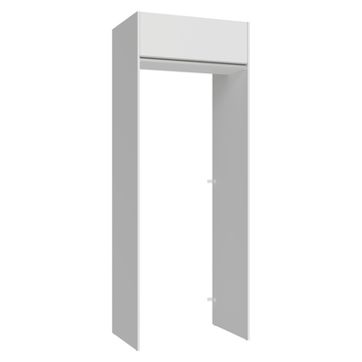 Porta-Geladeira 83 cm 1 Porta Basculante Branco Glamy Madesa
