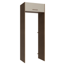 Porta-Geladeira 83 cm 1 Porta Basculante Rustic/Crema Agata Madesa