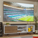 Rack para TV até 80 Polegadas 160cm Branco/Rustic Pés Rustic Madesa XP