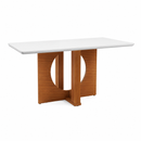 Mesa De Jantar Frisa 6139 135X90cm Lj Móveis