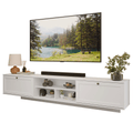 Rack Suspenso para TV até 80 Polegadas 218 cm 2 Portas Branco Vik Madesa