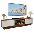 Rack para TV até 80 Polegadas 218 cm 2 Portas Rustic/Branco Vik Madesa