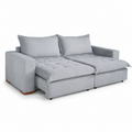 Sofá Cama Retrátil 3 Lugares Milano Design