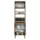 Torre Quente 60 cm 3 Portas Rustic/Branco Lille Madesa