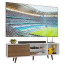 Rack para TV até 80 Polegadas 160cm Branco/Rustic Pés Rustic Madesa XP