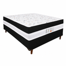 Cama Box Casal Conjugada D28  Ortomedic 138x188x53cm Bacetto