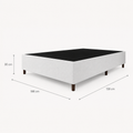 Base Para Cama Box Casal Universal 138x30cm Corino Bacetto