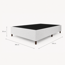 Base Para Cama Box Casal Universal 138x30cm Corino Bacetto