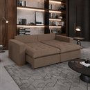 Sofá Cama Retrátil 3 Lugares Milano Design