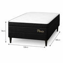 Cama Box Casal (Base + Colchão) Paris Topazio