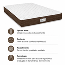 Colchão Casal Molas Ensacadas Confort LN Reconflex