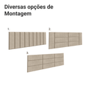 Cabeceira Estofada Modular Kit 9 Peças para Camas até Casal/Queen Imperial Madesa