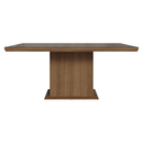 Mesa de Jantar Retangular Tampo com Moldura e Vidro Sobreposto Rustic 5275 Madesa
