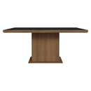 Mesa de Jantar Retangular Tampo com Moldura Rustic/Preto 5275 Madesa