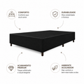 Base Para Cama Box Casal Universal 138x30cm Corino Bacetto