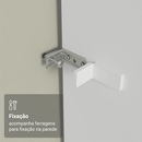 Painel Fechamento Lateral para Cozinha 225 x 60cm Branco Madesa