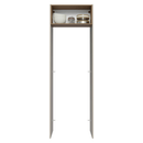 Porta-Geladeira 73 cm 1 Porta Basculante Crema/Rustic/Crema Agata Madesa