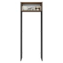 Porta-Geladeira 83 cm 1 Porta Basculante Preto/Rustic/Preto Lux Madesa