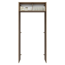 Porta-Geladeira 103 cm 1 Porta Basculante Rustic/Preto Agata Madesa