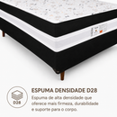 Cama Box Casal Conjugada D28  Ortomedic 138x188x53cm Bacetto