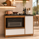 Balcão Cooktop Para Cozinha 1 Porta 1 Gaveta NT 3050 Notável