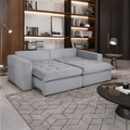Sofá Cama Retrátil 3 Lugares Milano Design