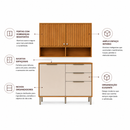 Cozinha Compacta Divina 4 Portas 2 Gavetas MGM