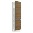 Paneleiro Madesa Fit 2 Portas Branco/Rustic