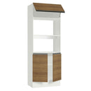 Torre Quente Madesa Smart 2 Portas e 1 Basculante Branco/Rustic XP