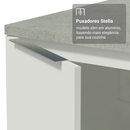 Porta-Geladeira 73 cm 1 Porta Basculante Branco Stella Madesa