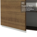 Porta-Geladeira 73 cm 1 Porta Basculante Rustic Glamy Madesa