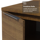 Porta-Geladeira 73 cm 1 Porta Basculante Rustic Stella Madesa