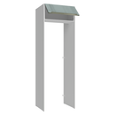 Porta-Geladeira 73 cm 1 Porta Basculante Branco/Cinza Lux Madesa