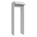 Porta-Geladeira 73 cm 1 Porta Basculante Branco Veludo Lux Madesa